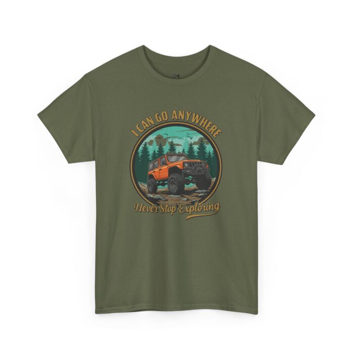I can go anywhere Unisex Heavy Cotton Tee - Image 23