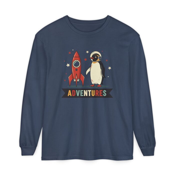 Adventures Unisex Garment-dyed Long Sleeve T-Shirt - Image 17