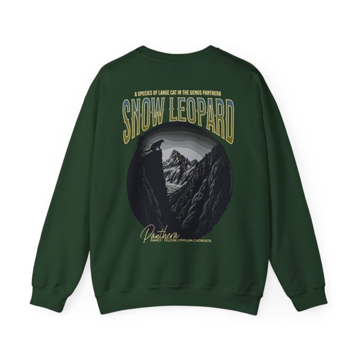 Snow leopard Unisex Heavy Blend™ Crewneck Sweatshirt - Image 10