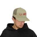 I'm a badass Vibrant Korean Script Snapback Trucker Cap – Trendy Hat for Casual Outings