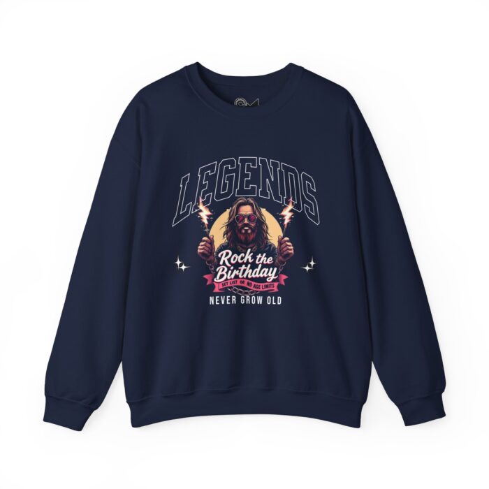 Legends Never Grow Old Unisex Heavy Blend™ Crewneck Sweatshirt - Image 5