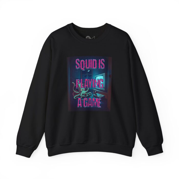Squid is playing a game Unisex Heavy Blend™ Crewneck Sweatshirt
