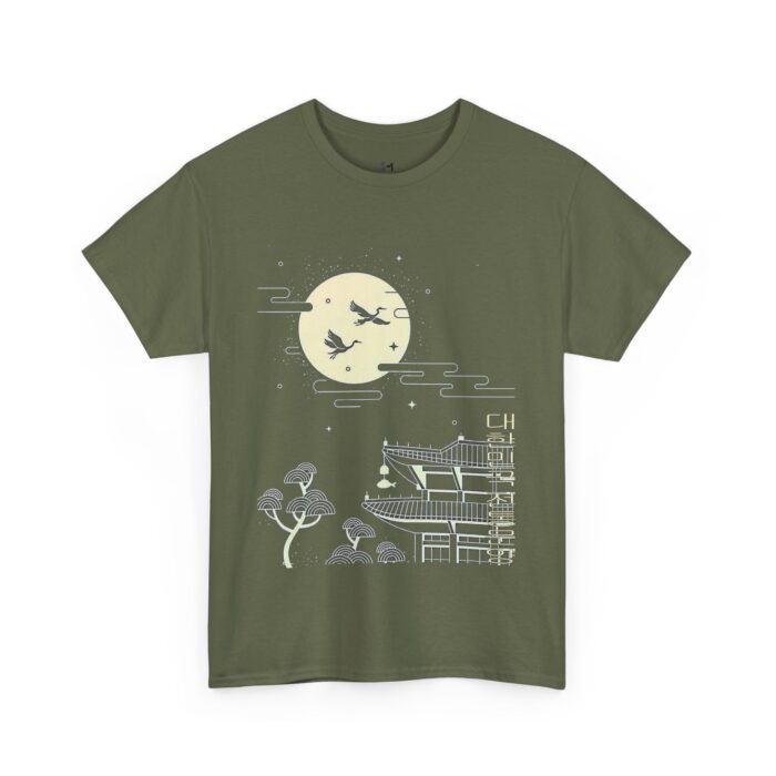 Korean traditional pattern Unisex Heavy Cotton Tee - Image 7