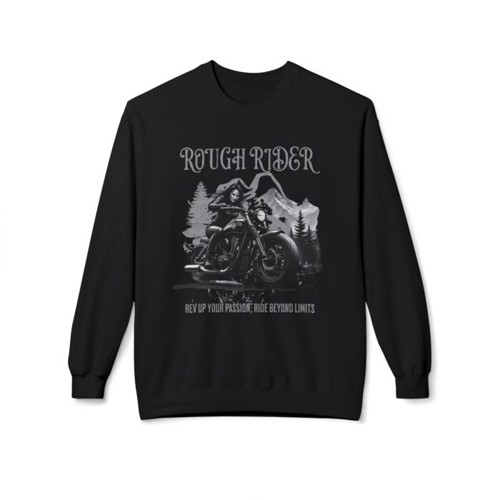 Rough rider Unisex Midweight Softstyle Fleece Crewneck Sweatshirt - Image 5