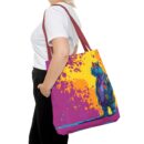 Stylish Hippo Tote Bag (AOP)
