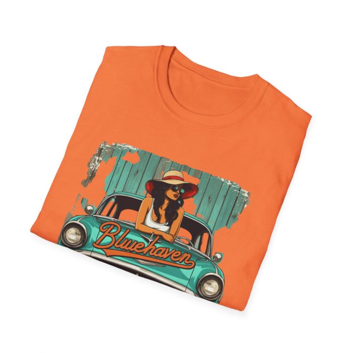 Blue haven Unisex Softstyle T-Shirt - Image 8