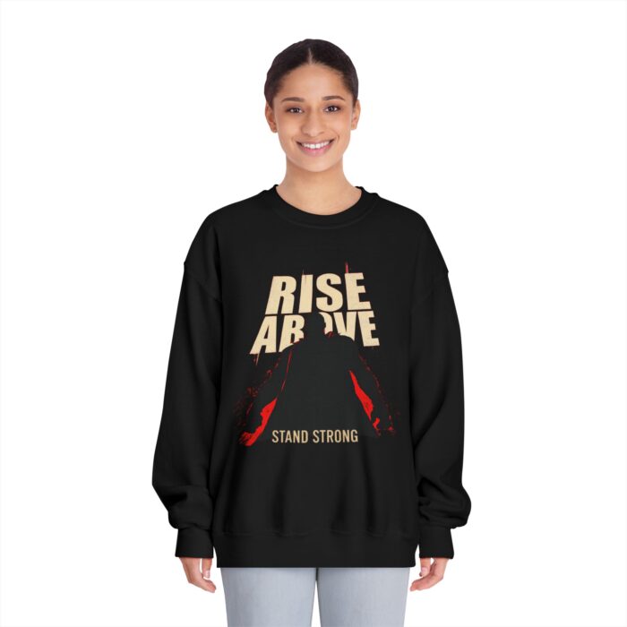Rise above Unisex DryBlend® Crewneck Sweatshirt - Image 3
