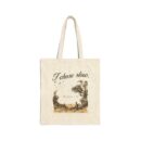 Slow tranquil life Cotton Canvas Tote Bag