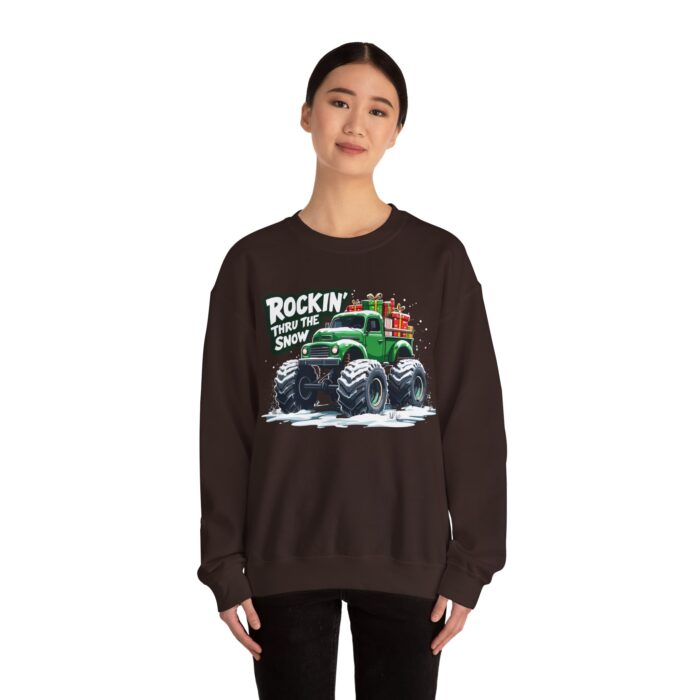 ROCKIN' THRU THE SNOW Unisex Heavy Blend™ Crewneck Sweatshirt - Image 16