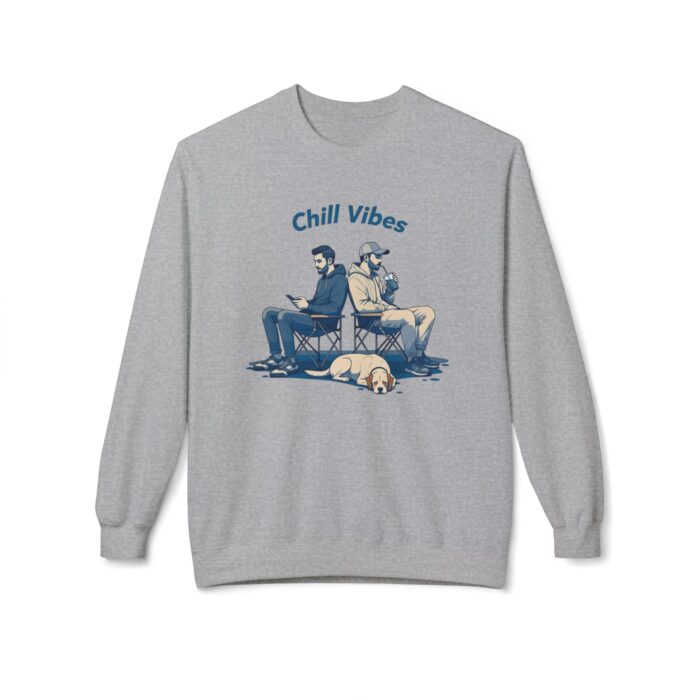 Chill Vibes Unisex Midweight Softstyle Fleece Crewneck Sweatshirt - Image 13