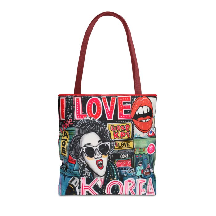 I love Korea Tote Bag (AOP) - Image 17