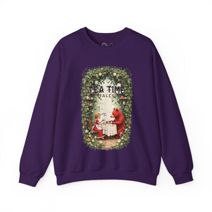Tea time tales Unisex Heavy Blend™ Crewneck Sweatshirt - Image 37