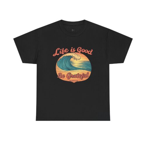 "meta_description": "Experience comfort with the Life is good Unisex Heavy Cotton Tee, a wardrobe essential.",