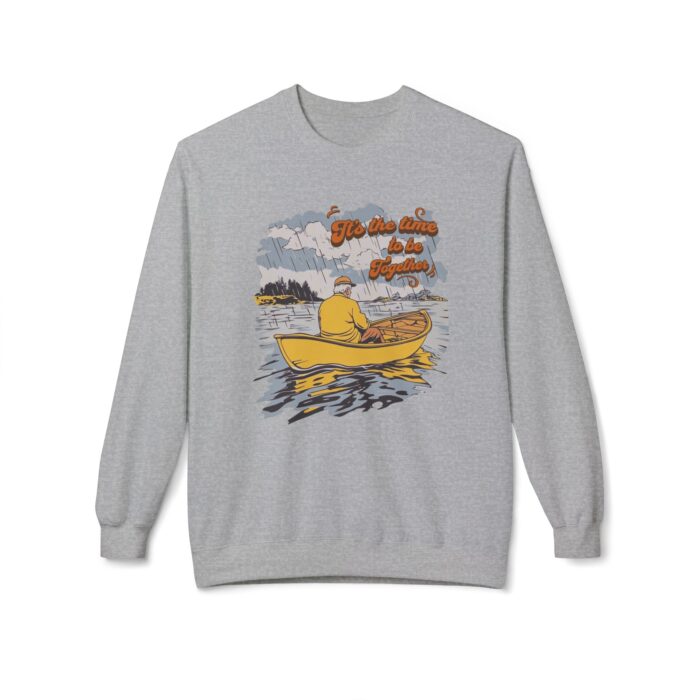 Time to be together Unisex Midweight Softstyle Fleece Crewneck Sweatshirt - Image 13