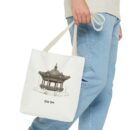 Traditional Korean pavilion Tote Bag (AOP)
