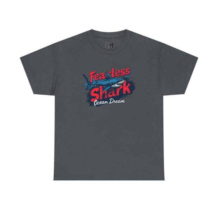 Fearless shark Unisex Heavy Cotton Tee - Image 29