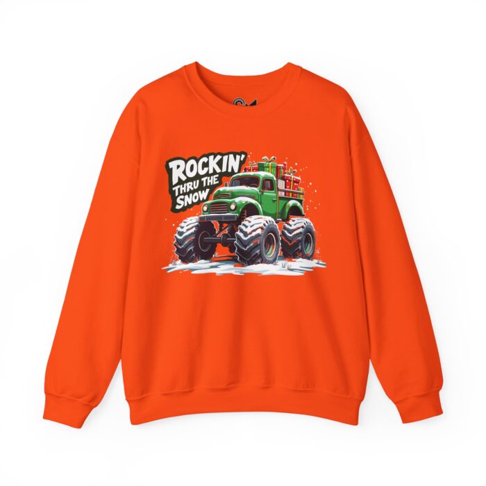 ROCKIN' THRU THE SNOW Unisex Heavy Blend™ Crewneck Sweatshirt - Image 5