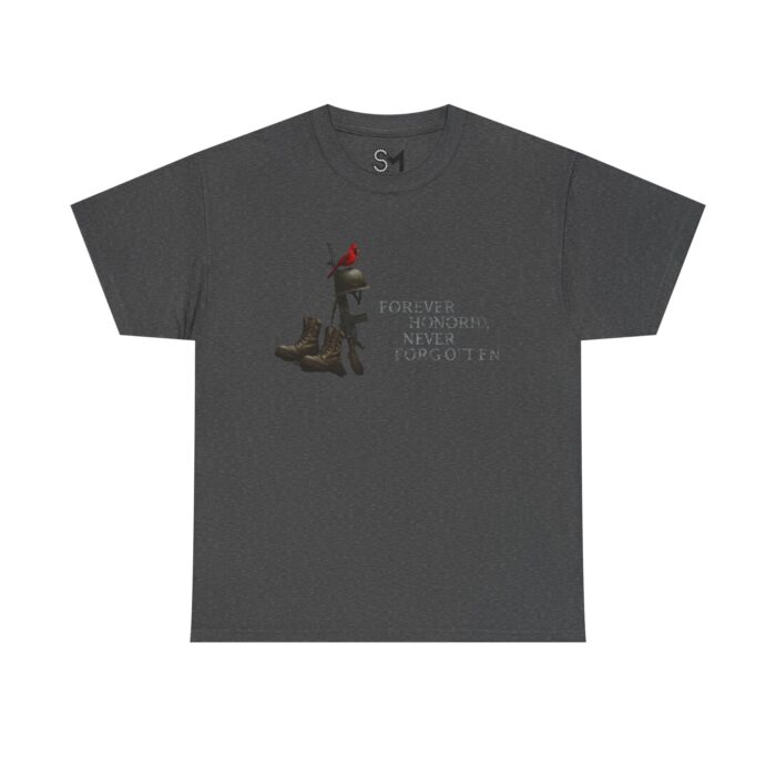 Forever honored, never forgotten Unisex Heavy Cotton Tee - Image 9