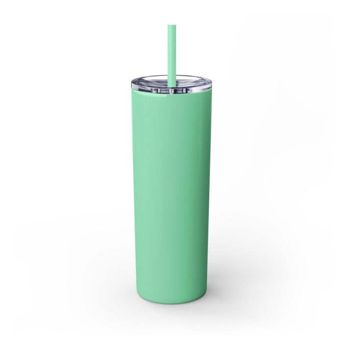Happy Birthday Skinny Tumbler with Straw, 20oz - Image 7