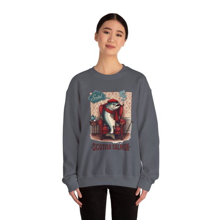 Scottish Salmon Unisex Heavy Blend™ Crewneck Sweatshirt - Image 44