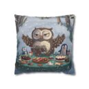 Winter Woodland Feast Spun Polyester Square Pillowcase