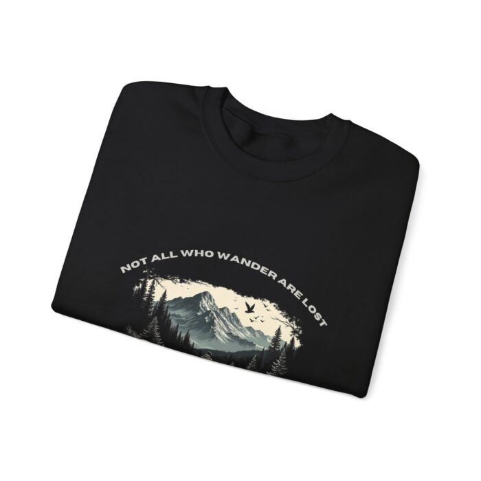 Not All Who Wander Are Lost Unisex Heavy Blend™ Crewneck Sweatshirt - Image 3