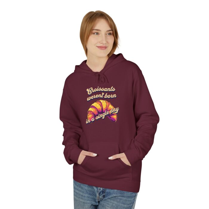 Croissants weren't born in a single day Unisex Midweight Softstyle Fleece Hoodie - Image 15