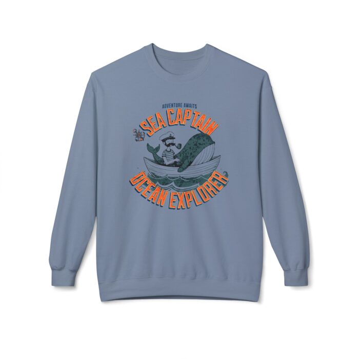 Sea captain Unisex Midweight Softstyle Fleece Crewneck Sweatshirt - Image 17