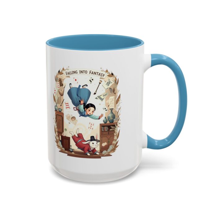 Falling into fantasy Accent Coffee Mug (11, 15oz) - Image 38