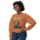 Ride with wave Unisex Lightweight Crewneck Sweatshirt