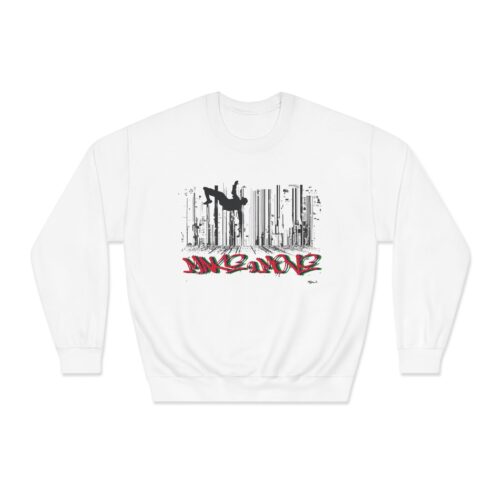 "meta_description": "Unisex DryBlend sweatshirt for ultimate comfort and style. Stay dry and comfy.",