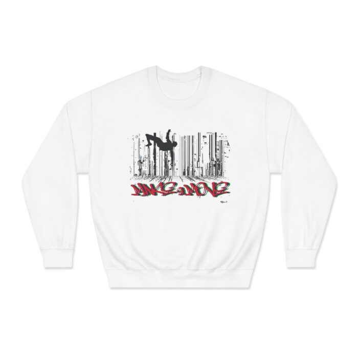 "meta_description": "Unisex DryBlend sweatshirt for ultimate comfort and style. Stay dry and comfy.",