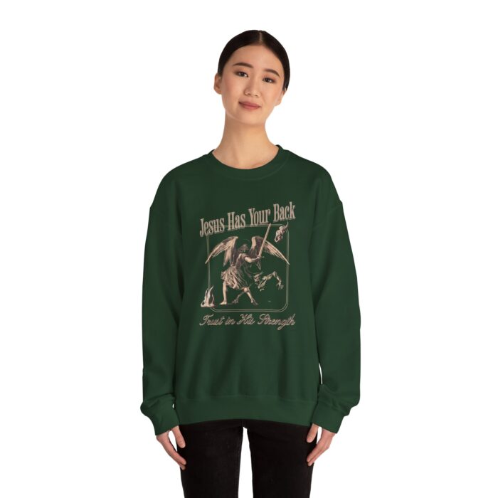 Jeseu has your back Unisex Heavy Blend™ Crewneck Sweatshirt - Image 16
