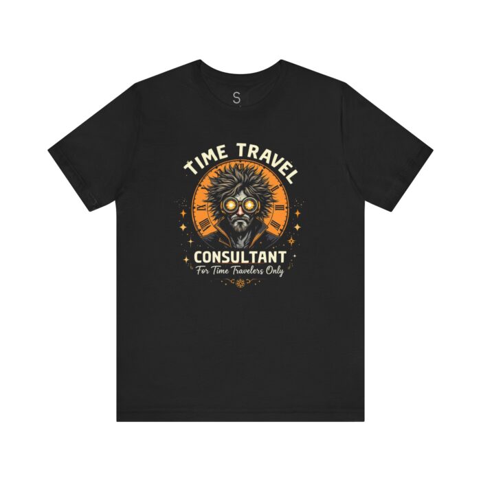 "meta_description": "Discover the comfort of our TIME TRAVEL CONSULTANT Unisex Tee, your new favorite soft cotton staple.",