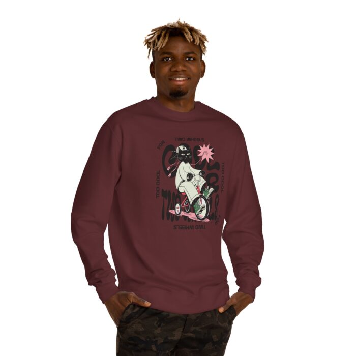Too cool for two wheels Unisex Crew Neck Sweatshirt - Image 19