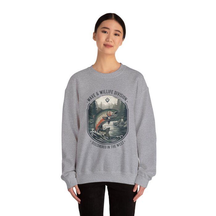 Discovered in the west Unisex Heavy Blend™ Crewneck Sweatshirt - Image 12
