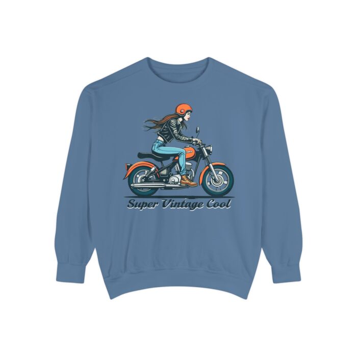 Super vintage cool Unisex Garment-Dyed Sweatshirt - Image 21