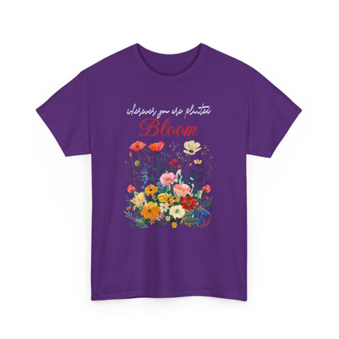 Bloom Unisex Heavy Cotton Tee - Image 43