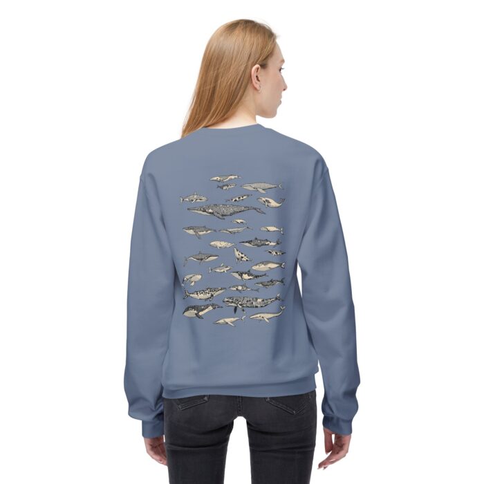 For Whales Unisex Midweight Softstyle Fleece Crewneck Sweatshirt - Image 12