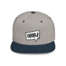Oh my goodness Korean Language Flat Bill Snapback Hat - Trendy Street Style Cap