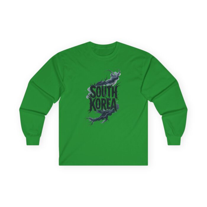 South Korea Unisex Ultra Cotton Long Sleeve Tee - Image 13