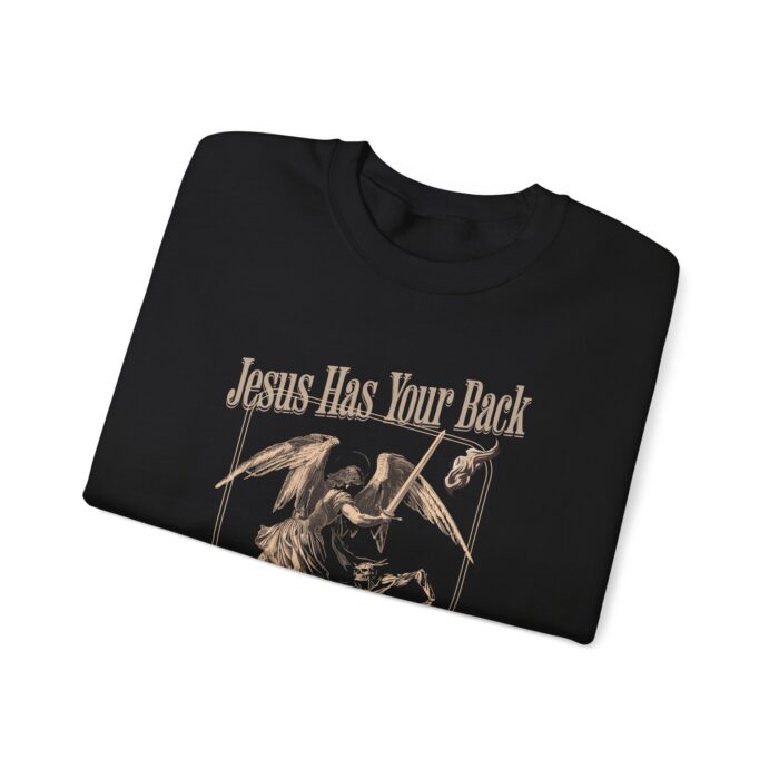 Jeseu has your back Unisex Heavy Blend™ Crewneck Sweatshirt - Image 3
