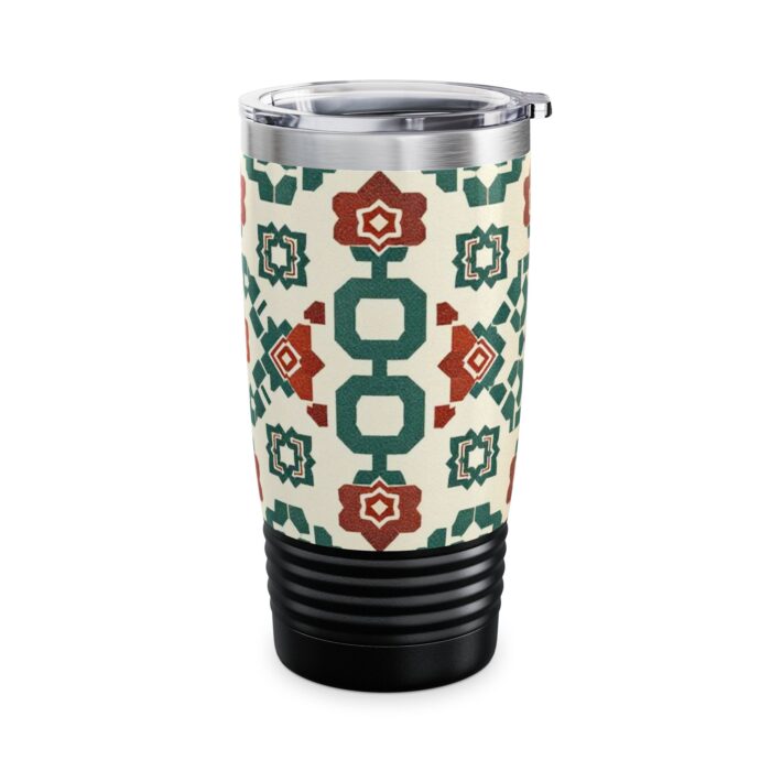 Traditional Korean Geometric Patterns Ringneck Tumbler, 20oz - Image 12