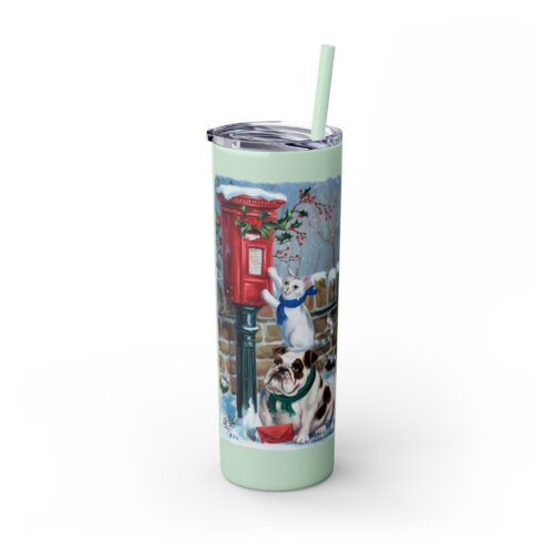 At the postbox Skinny Tumbler with Straw, 20oz
