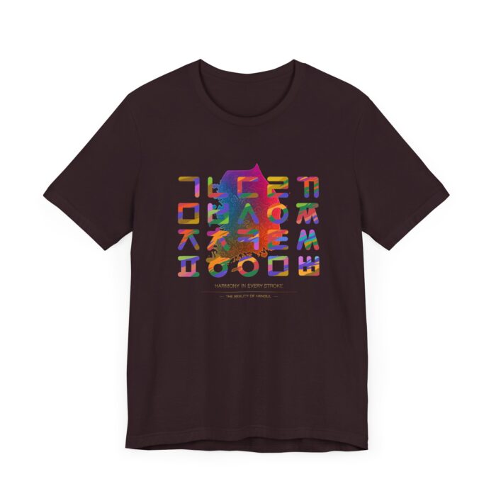 Korean Alphabet Unisex Jersey Short Sleeve Tee - Image 27