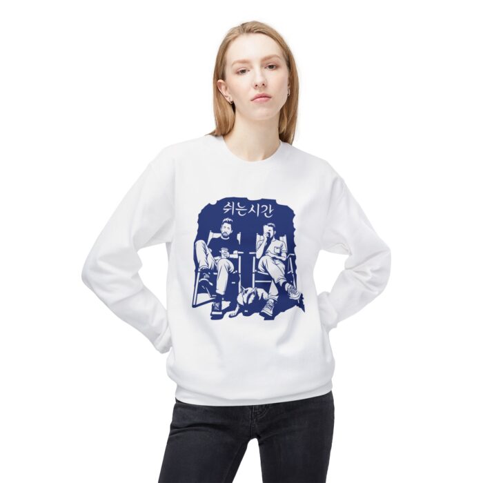Break time Unisex Midweight Softstyle Fleece Crewneck Sweatshirt - Image 3