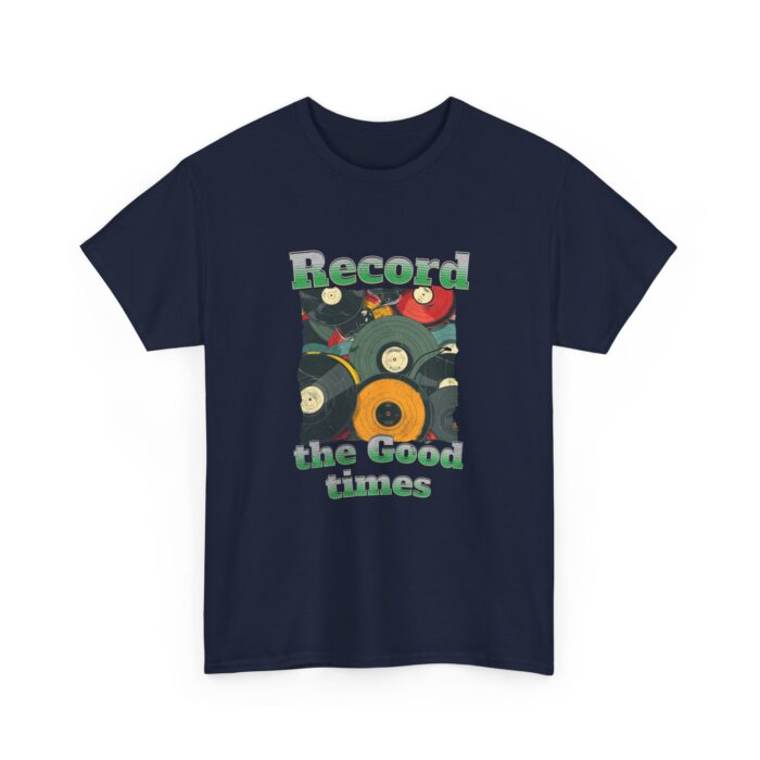 Record the good times Unisex Heavy Cotton Tee - Image 23