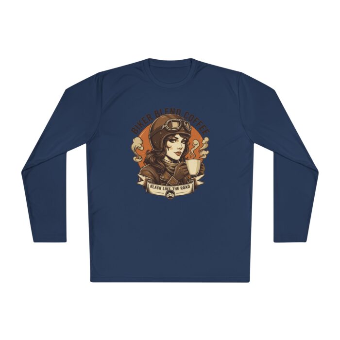 Bike blend coffee Unisex Lightweight Long Sleeve Tee - Image 29