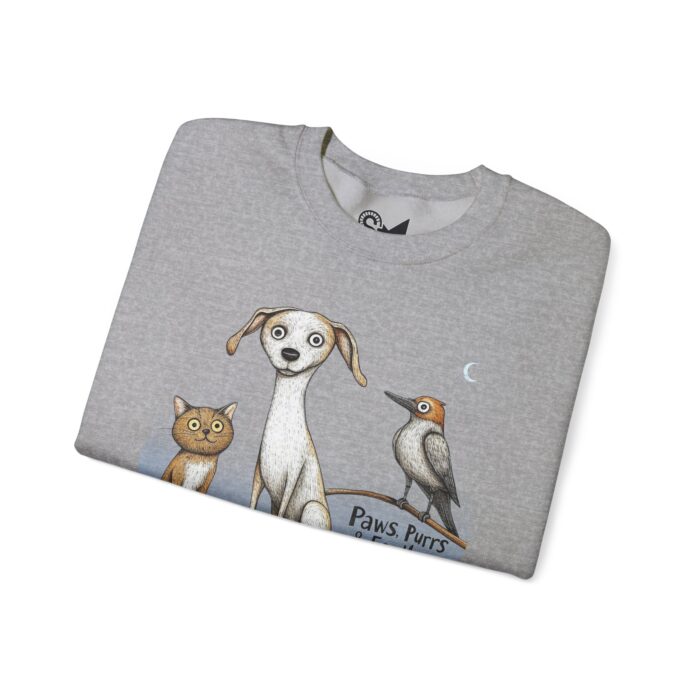 Paws, Purrs & Feathers Unisex Heavy Blend™ Crewneck Sweatshirt - Image 11