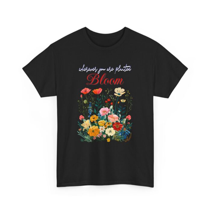 Bloom Unisex Heavy Cotton Tee - Image 7